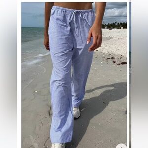Brandy Melville Marie Lou Linen Pants New